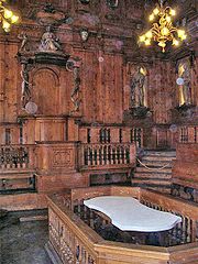 Der Anatomiesaal im Palazzo dell’Archiginnasio